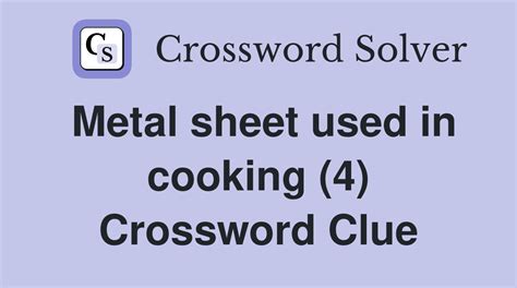 sheet metal shears crossword|Sheet metal shears Crossword Clue.